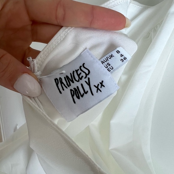 Princess Polly Sugar Mini Dress White - Picture 4 of 5